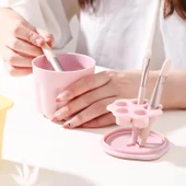 Makyaj ve Nail Art Tırnak Fırçası Temizleme Kabı - 2