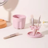 Makyaj ve Nail Art Tırnak Fırçası Temizleme Kabı - 1