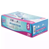 Pudrasız Mavi Nitril Eldiven Small HasPet 100lü thumbnail 2