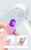 Portatif Mini Uv Led Lamba Manikür Tırnak Kurutucu Led Lamba Beyaz 18w thumbnail 1