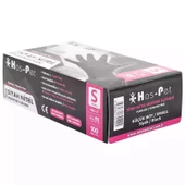 Pudrasız Siyah Nitril Eldiven Small HasPet 100lü thumbnail 2