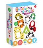 Renkli Şekiller Eğitici Kutu Oyunu - Mavi Su Dünyası - 1