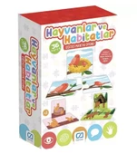 Hayvanlar ve Habitatlar Eğitici Mantık Oyunu - Mavi Su Dünyası - 1