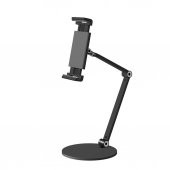 NPO STD20144LG 360° Ayarlanabilir Teleskobik 4"-13" Ergonomik Tablet Standı Koyu Gri - 1