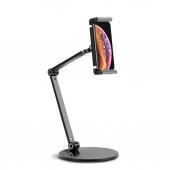 NPO STD20144LG 360° Ayarlanabilir Teleskobik 4"-13" Ergonomik Tablet Standı Koyu Gri - 3