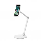 NPO STD20144LG 360°Ayarlanabilir Teleskobik 4"-13" Ergonomik Tablet Standı Gümüş Gri - 6