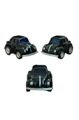 METAL ÇEK BIRAK SİYAH RENK MİNİ VOSVOS ARABA 5 CM HEDİYE KOLEKSİYON - 1