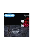Square Tekli Kare Cam Kahvaltılık Kase ROYALEKS-25057 - 1