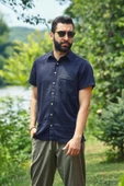 Rahat Kesim Kısa Kollu Erkek Gömlek - 1