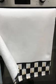 Valerine Life Güzel Evim Kalpli Orman Meyveli Mutfak Kurulama Fırın Beyaz El Havlusu %100 Pamuklu 35x50cm 2 Adet - 3