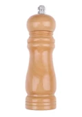 Tuz Değirmeni Baharat Değirmeni Ahşap Manuel çalışır Boy: 21cm X 5cm - 3