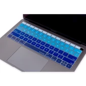 Macbook Air 13inç Klavye Koruyucu Ombre (US-ABD İngilizce) TouchID'li A1932 Modeli ile Uyumlu - 8