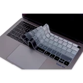 Macbook Air 13inç Klavye Koruyucu Ombre (US-ABD İngilizce) TouchID'li A1932 Modeli ile Uyumlu - 4