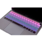 Macbook Air 13inç Klavye Koruyucu Ombre (US-ABD İngilizce) TouchID'li A1932 Modeli ile Uyumlu - 6