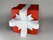 Özel Tasarım Kilitli Kırmızı Kare Hediye Kutusu - Sevginizi Ölümsüzleştirin - 3