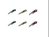 Yüksek Kalite Maket Bıçağı Alimünyüm Gövde Şık Tasarım Falçata 6 Adet - 1