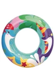 Deniz Dünyası Desenli 51 cm Simit ile Çocuklar Suyla Oynamayı Sevecek! - 6