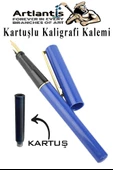 Kaligrafi Kalemi 1 Adet Kartuşlu Kesik Uçlu Dolma Kalem Calligraphy Kalem Seti Hat Yazma Tasarım Sanat Kalemi Hattat - 2