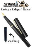 Kaligrafi Kalemi 1 Adet Kartuşlu Kesik Uçlu Dolma Kalem Calligraphy Kalem Seti Hat Yazma Tasarım Sanat Kalemi Hattat - 3