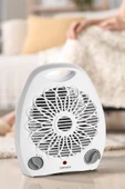 Goldmaster Summer Beyaz 2000 Watt Isıya Dayanıklı Sıcak Ilık Soğuk Devrilme Emniyetli Isıtıcı Fan - 5