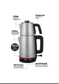 Goldmaster IN-6340 Joy Tea 2 L Çay Makinesi ve Su Isıtıcı - 5