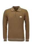 Erkek Spor Mevsimlik Polo Yaka Sweatshirt BGL-ST03932 - 1