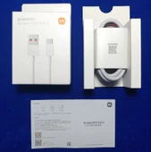 % 100 Orijinal Xiaomi Turbo 6 Amper USB A - Type C Şarj ve data Kablosu - 1