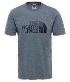 The North Face Erkek S/S Easy Tişört T92Tx3Jbv Gri - 1