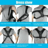 Ankaflex Tam Ortopedik Dik Duruş Korsesi Bayan Erkek Bel Sırt Kam thumbnail 7