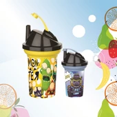 Tedy Pipetli Çocuk Içecek Bardağı Desenli Bardak 300ml thumbnail 1