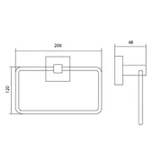 Lara Gold Yuvarlak Havluluk thumbnail 3