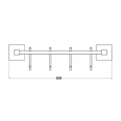 LARA ANTİK DÖRTLÜ KANCA ASKILI thumbnail 2