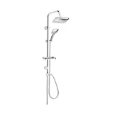 Tower Duş Sistemi 230X190Mm Dikdörtgen Tepe Duşu+3 Yönlü Yönlendirici - 1