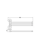 DÖNER HAVLULUK  ÜÇLÜ 49 CM thumbnail 2