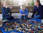 Taşınabilir Büyük Oyuncak Hurcu - MAVİ thumbnail 1