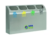 Geri Dönüşüm Ünitesi 4Lü Pasl. Duvar Tip 26*80*120Cm thumbnail 1