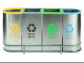 Geri Dönüşüm Kutusu 4Lü 30*30*60Cm Gen:123,5Cm thumbnail 1