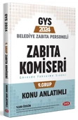 Belediye Zabıta Personeli Zabıta Komiseri 9. Grup Konu Anlatımlı Data Yayınları - 1