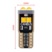 Dekoratif led ampul T10-6SMD 3030 CANBUS 12V çift turuncu / LAAM866 thumbnail 2