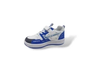 Siyah Beyaz Sax Mavi Bantlı Çocuk Spor Ayakkabı - 3