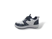 Siyah Beyaz Bantlı Çocuk Spor Ayakkabı - 3