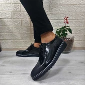 Tamboğa 684 Siyah Rugan Oxford Erkek Klasik Kundura Ayakkabı - 6
