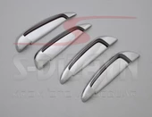 S-Dizayn Fiat Linea Krom Kapı Kolu 4 Kapı 8 Prç 2007-2018 (Çerçeveli) thumbnail 2