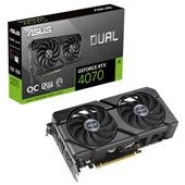 ASUS RTX 4070 DUAL-RTX4070-O12GD6-EVO OC 12GB GDDR6X 192bit EKRAN KARTI - 1