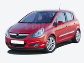 S-Dizayn Opel Corsa D Krom Yan Kapı Çıtası 4 Prç 2007-2014 - 1