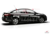 S-Dizayn Renault Fluence Krom Cam Üst Çıtası 4 Prç 2010-2016 - 5