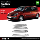 S-Dizayn Renault Scenic 2 Krom Kapı Kolu 4 Kapı 2003-2009 thumbnail 1