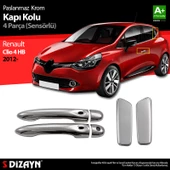 S-Dizayn Renault Clio 4 HB Krom Kapı Kolu 4 Kapı 2012-2019 Sensörlü thumbnail 1