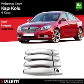 S-Dizayn Opel Insignia Krom Kapı Kolu 4 Kapı 2008-2016 thumbnail 1
