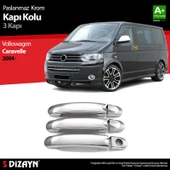 S-Dizayn VW T5 Caravelle Krom Kapı Kolu 3 Kapı 2004-2015 thumbnail 1